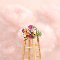 Aperturee - Aperturee Dreamy Floral Scene Sweet Wedding Photo Backdrop