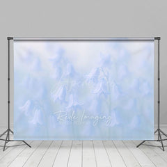 Aperturee - Aperturee Dreamy Purple Bell Flowers Lovely Photo Backdrop