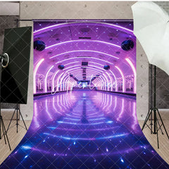Aperturee - Aperturee Dynamic Purple Lighted Dance Hall Sweep Backdrop