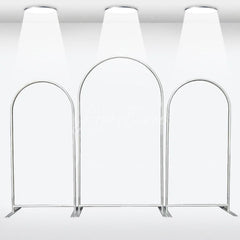 Aperturee - Aperturee Elegant Floral Wedding Arch 3 Piece Frame Set Chiara Backdrop Stand Ceremony Party Decor Kit