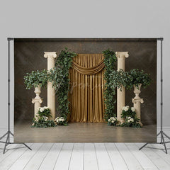 Aperturee - Aperturee Elegant Greek Architecture Boho Wedding Backdrop
