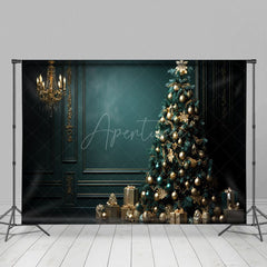 Aperturee - Aperturee Elegant Indoor Holiday Decors Christmas Backdrop