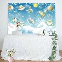 Aperturee - Aperturee Exploring Interstellar Animals Birthday Backdrop