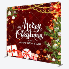 Aperturee - Aperturee Festive Merry Christmas And Happy New Year Backdrop