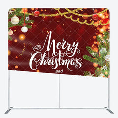Aperturee - Aperturee Festive Merry Christmas And Happy New Year Backdrop