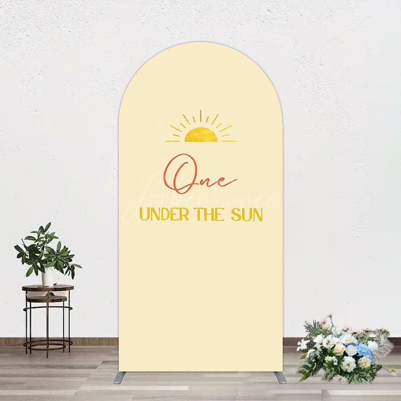 Aperturee - Aperturee First Trip Around Sun Happy Birthday Arch Backdrop