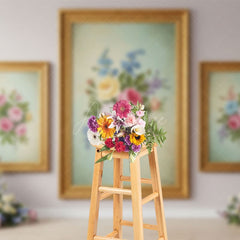 Aperturee - Aperturee Floral Fine Art Sweet Art Exhibition Photo Backdrop
