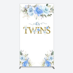 Aperturee - Aperturee Floral Plant Simple Vibe Baby Shower Rectangle Backdrop