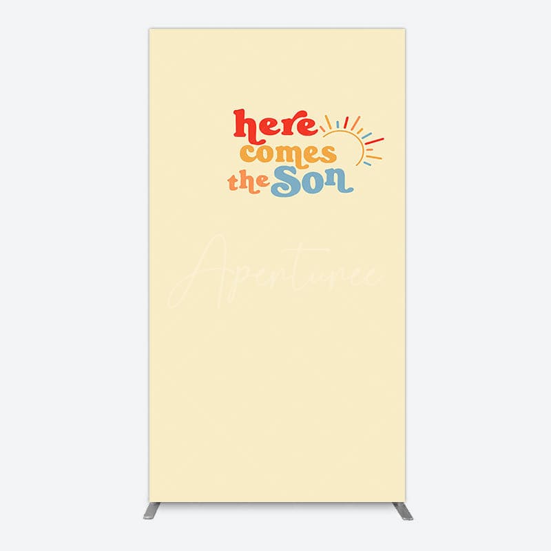 Aperturee - Aperturee Floral Spring Elegant Happy Birthday Rectangle Backdrop