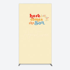 Aperturee - Aperturee Floral Spring Elegant Happy Birthday Rectangle Backdrop