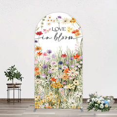 Aperturee - Aperturee Floral Spring Love In Bloom Wedding Arch Backdrop