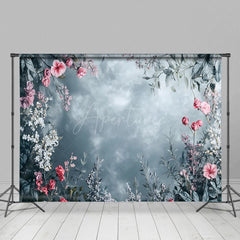 Aperturee - Aperturee Floral Wash Painting Vibe Fine Art Photo Backdrop