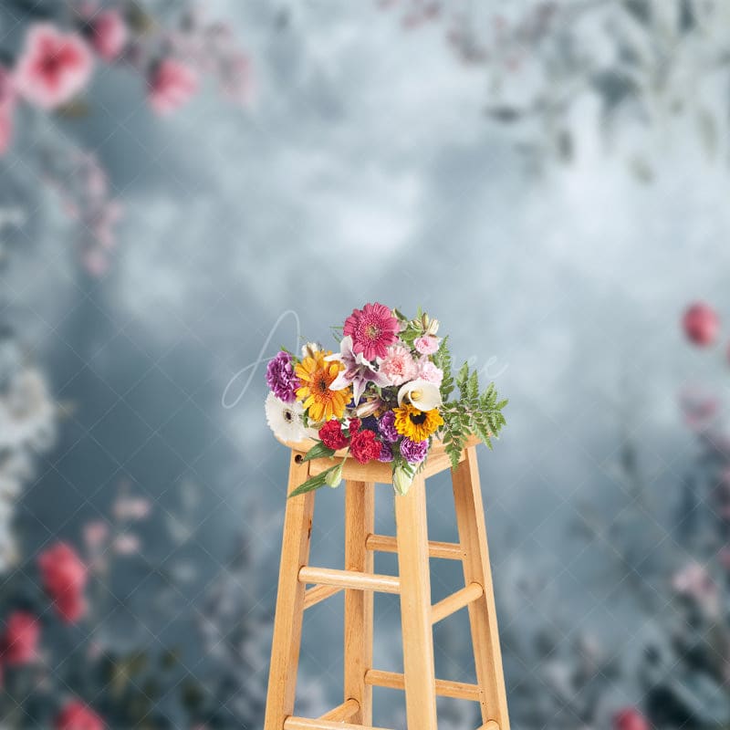 Aperturee - Aperturee Floral Wash Painting Vibe Fine Art Photo Backdrop