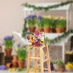 Aperturee - Aperturee Fresh Floral Potted Plant Sweet Wedding Backdrop