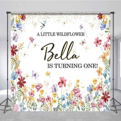 Aperturee - Aperturee Fresh Floral Spring Sweet Custom Birthday Backdrop