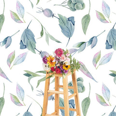 Aperturee - Aperturee Fresh Green Spring Step And Repeat Photo Backdrop