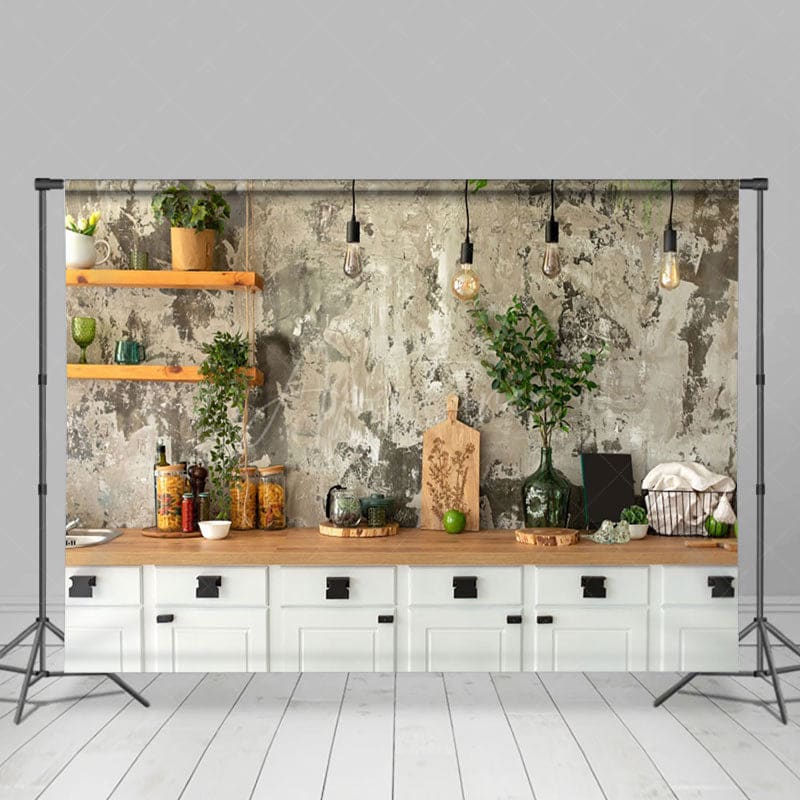 Aperturee - Aperturee Fresh Oldstyle Wall Decoration Photography Backdrop