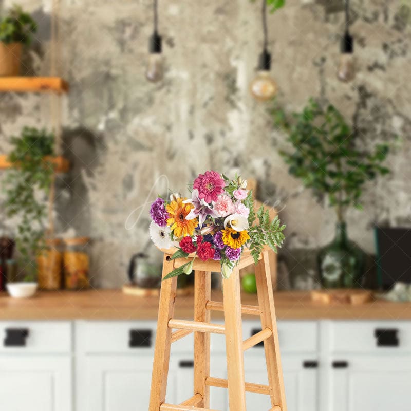Aperturee - Aperturee Fresh Oldstyle Wall Decoration Photography Backdrop