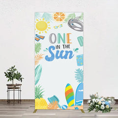 Aperturee - Aperturee Fresh Summer One In The Sun Birthday Rectangle Backdrop