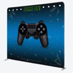 Aperturee - Aperturee Game Console Happy Birthday Square Tension Backdrop