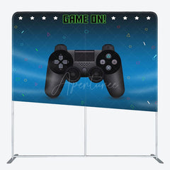 Aperturee - Aperturee Game Console Happy Birthday Square Tension Backdrop