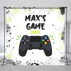 Aperturee - Aperturee Game Night Party Custom Birthday Backdrop For Kids