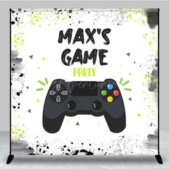 Aperturee - Aperturee Game Night Party Custom Birthday Backdrop For Kids