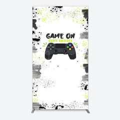 Aperturee - Aperturee Game On Happy Birthday Sweet Simple Rectangle Backdrop