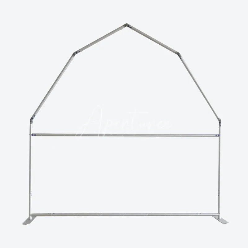 Aperturee - Aperturee Gingerbread House Barn Door Arch Backdrop Christmas Candy Themed Party Decor Holiday Photography Background