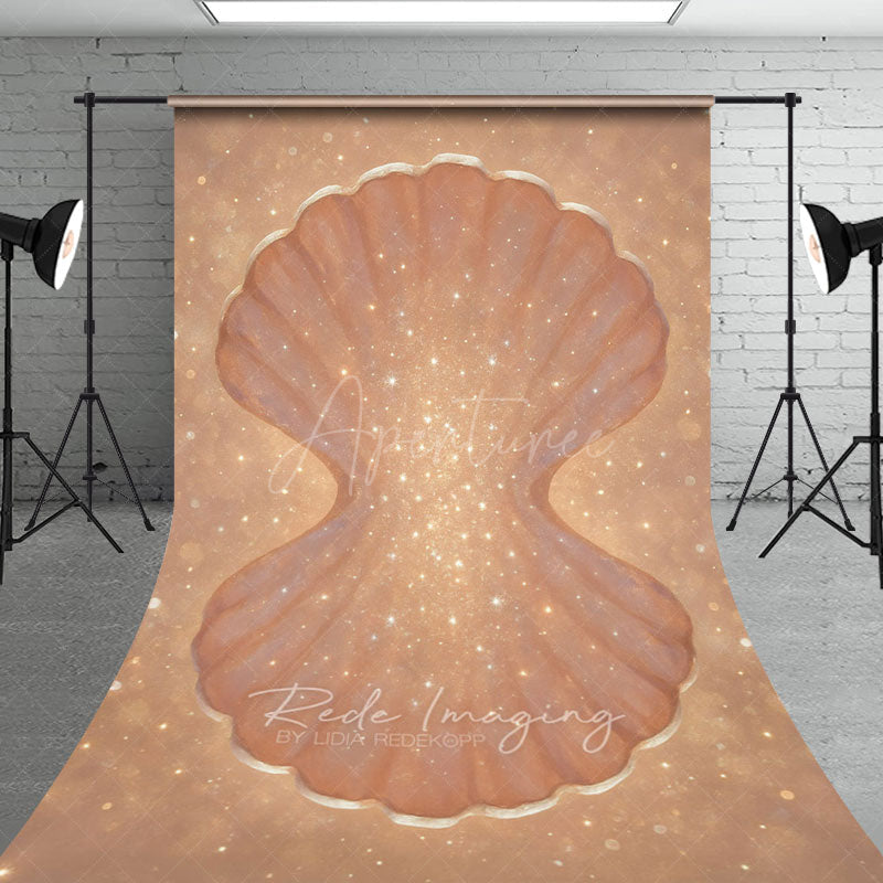 Aperturee - Aperturee Glitter Bokeh Open Clamshell Photo Sweep Backdrop