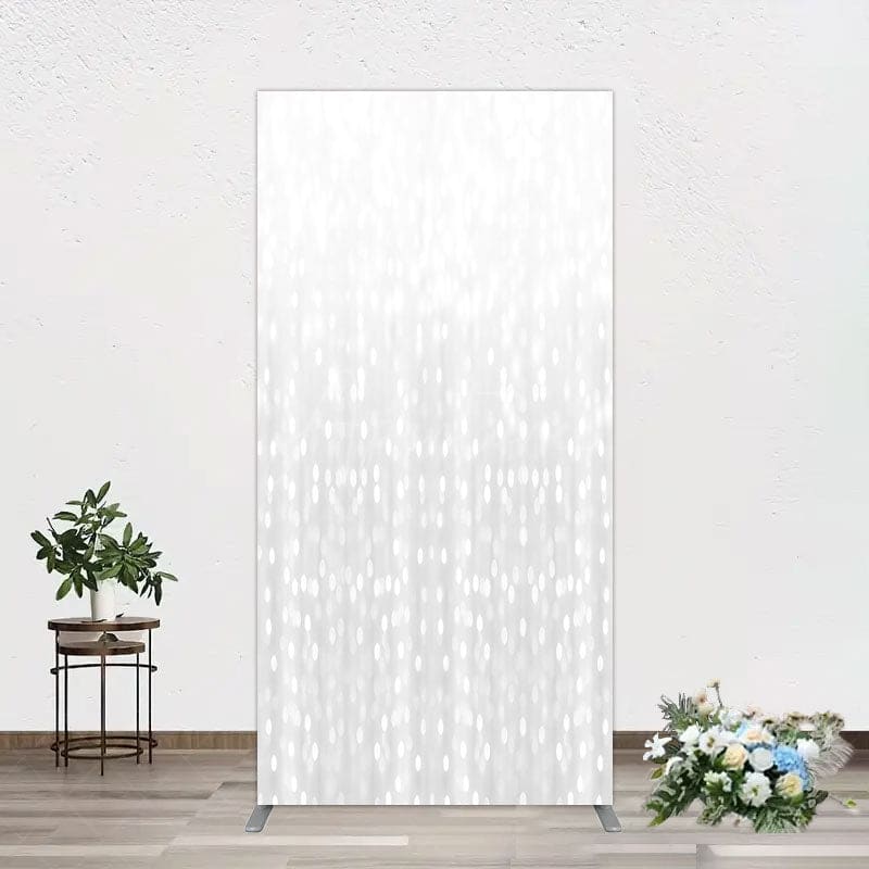 Aperturee - Aperturee Glitter Grey Bokeh Simple Photography Rectangle Backdrop