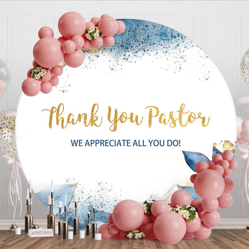 Aperturee - Aperturee Glitter Thanks Pastor Round Dance Party Backdrop
