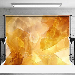 Aperturee - Aperturee Golden Flowing Abstract Fluid Texture Backdrop Elegant Light Photography Background Modern Party Decor