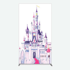 Aperturee Aperturee Gorgeous Castle Princess Birthday Rectangle Backdrop
