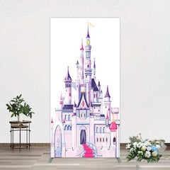 Aperturee Aperturee Gorgeous Castle Princess Birthday Rectangle Backdrop
