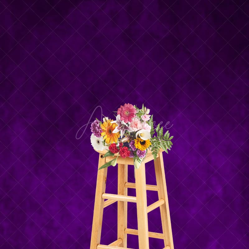 Aperturee - Aperturee Gradient Purple Mystic Old Master Photo Backdrop