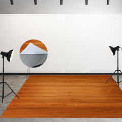 Aperturee - Aperturee Gradient Red Brown Wood Photo Fabric Floor Backdrop