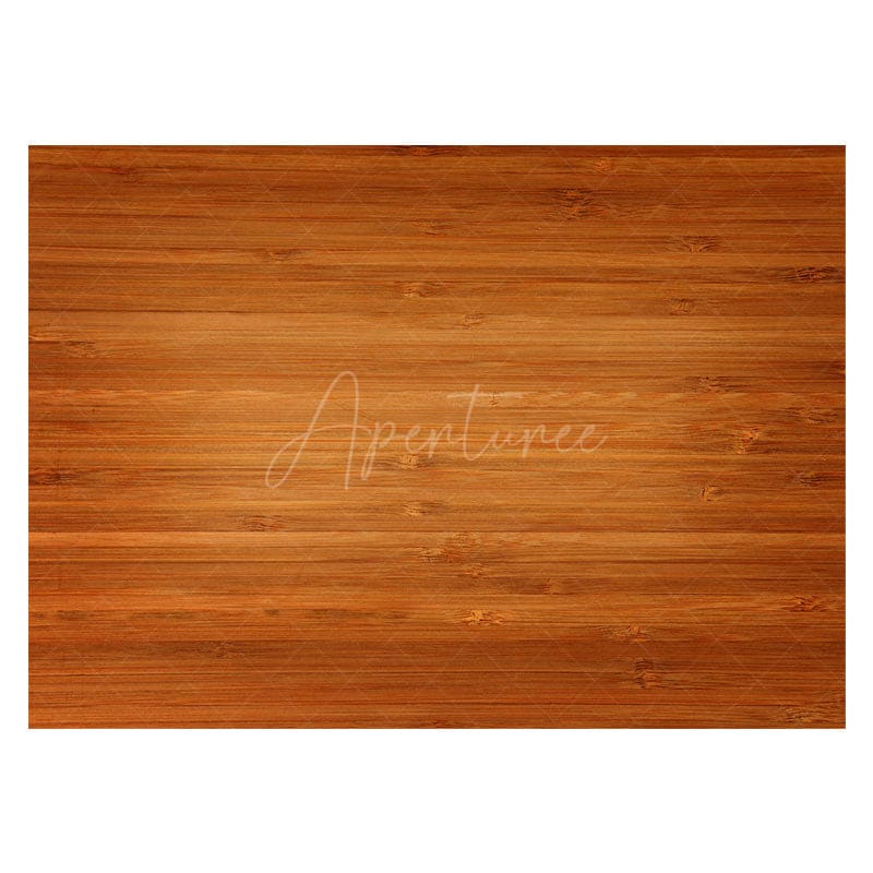 Aperturee - Aperturee Gradient Red Brown Wood Rubber Floor Mat For Photo