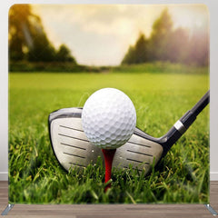 Aperturee - Aperturee Grassland Golf Shot Moment Sport Pillow Cover Backdrop