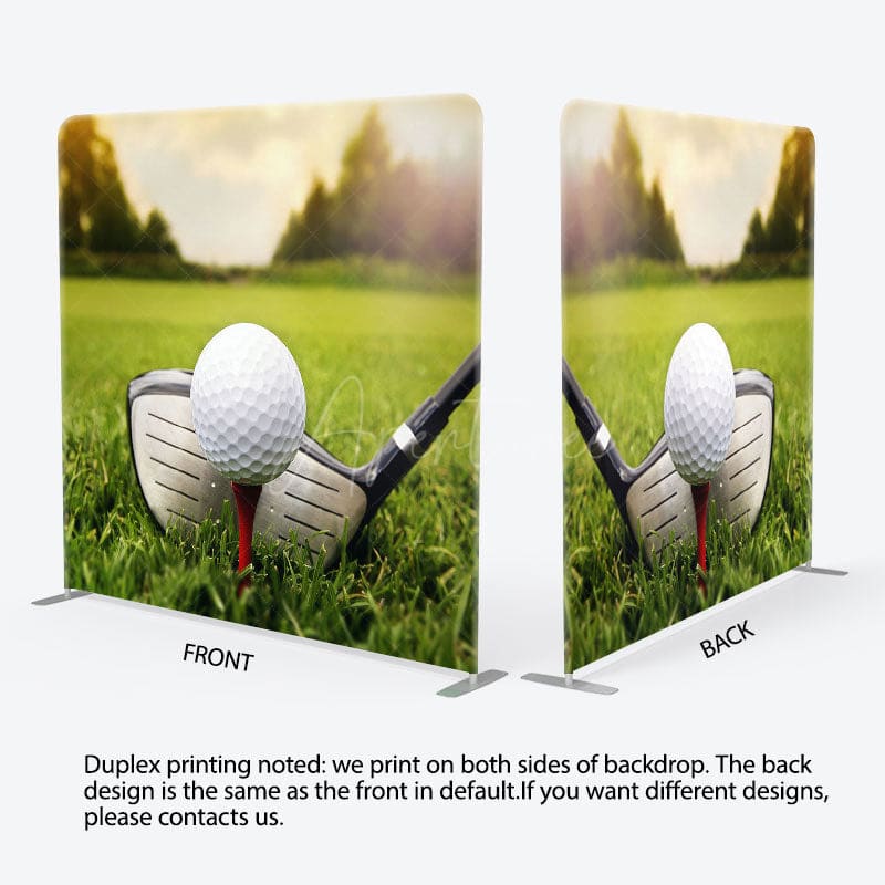 Aperturee - Aperturee Grassland Golf Shot Moment Sport Pillow Cover Backdrop