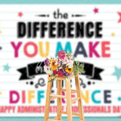 Aperturee - Aperturee Green Diary Administrative Professionals Day Backdrop