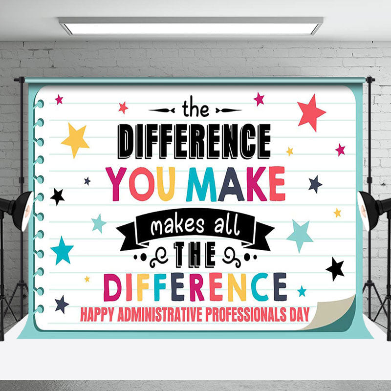 Aperturee - Aperturee Green Diary Administrative Professionals Day Backdrop