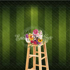 Aperturee - Aperturee Green Soccer Field Backdrop Football Pitch Stadium Lights Sports Theme Party Photo Booth