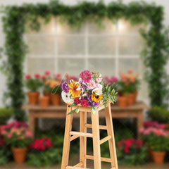 Aperturee - Aperturee Greenhouse Floral Fresh And Sweet Spring Backdrop