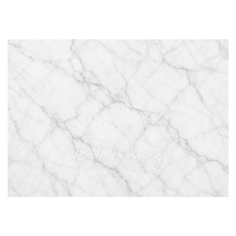 Aperturee - Aperturee Grey Crack Marble Pattern Rubber Floor Mat For Photo
