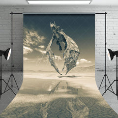 Aperturee - Aperturee Grey Sky Flying Dragon Photography Sweep Backdrop