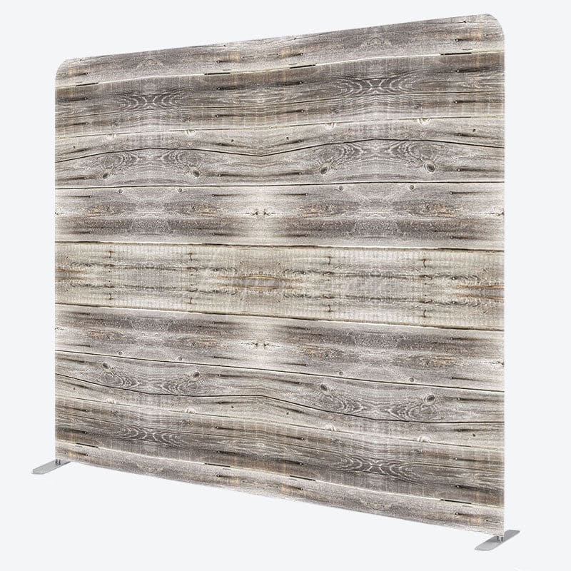 Aperturee - Aperturee Grey Vibe Wood Photography Square Tension Backdrop