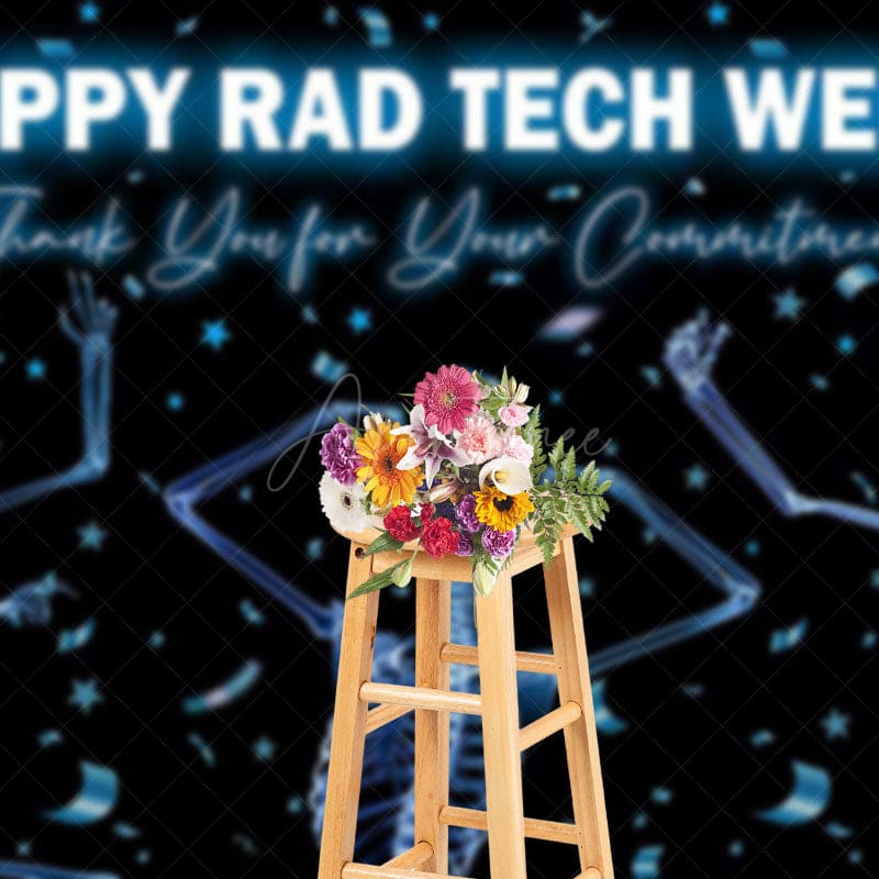 Aperturee - Aperturee Happy Rad Tech Week Appreciate All You Do Backdrop