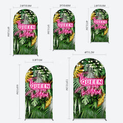 Aperturee - Aperturee Hawaii Queen Retirement Party Bash Arch Backdrop