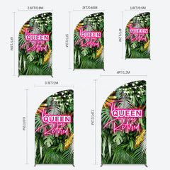 Aperturee - Aperturee Hawaii Queen Retirement Party Bash Half Moon Arch Backdrop